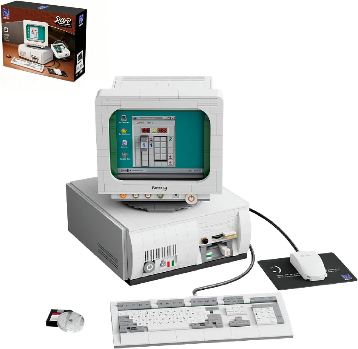 IGNDeals's tweet photo. This retro computer brick set from a company with an unfortunate name is marked down 20% at Amazon, originally $99.99 and down to $79.99. https://t.co/k4awgzLzRS #ad https://t.co/e4DXPjA8GS