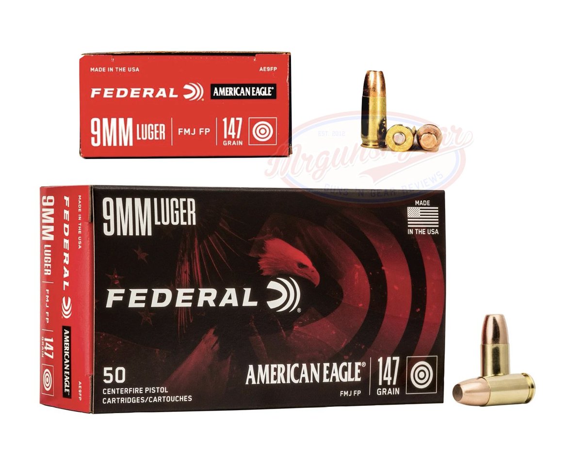 Mrgunsngear's tweet photo. Federal American Eagle brass case subsonic 9mm with 147gr projectiles for $0.249/rd *shipped* currently here: https://t.co/SKegXSj2Dz

#subsonic https://t.co/Yd0Z8Q7bUP