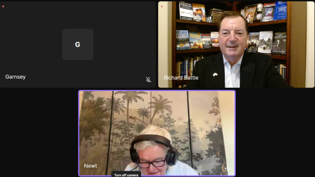 RichardVBattle's tweet photo. Honored to have Newt Gingrich @newtgingrich, interview me on the Newt’s World Podcast, where we discussed the inspiration from my new book, AmeriCANS Who Made America: 20th Century – The American Century.

#Inspiration, #Leadership, #History, #Patriotism, #AmeriCAN-do spirit, #motivation, #example, @TodaysDAR, @SarHeadquarters, @txssar, @America250,

I’ll post a link to the interview when I receive it. Stay tuned!