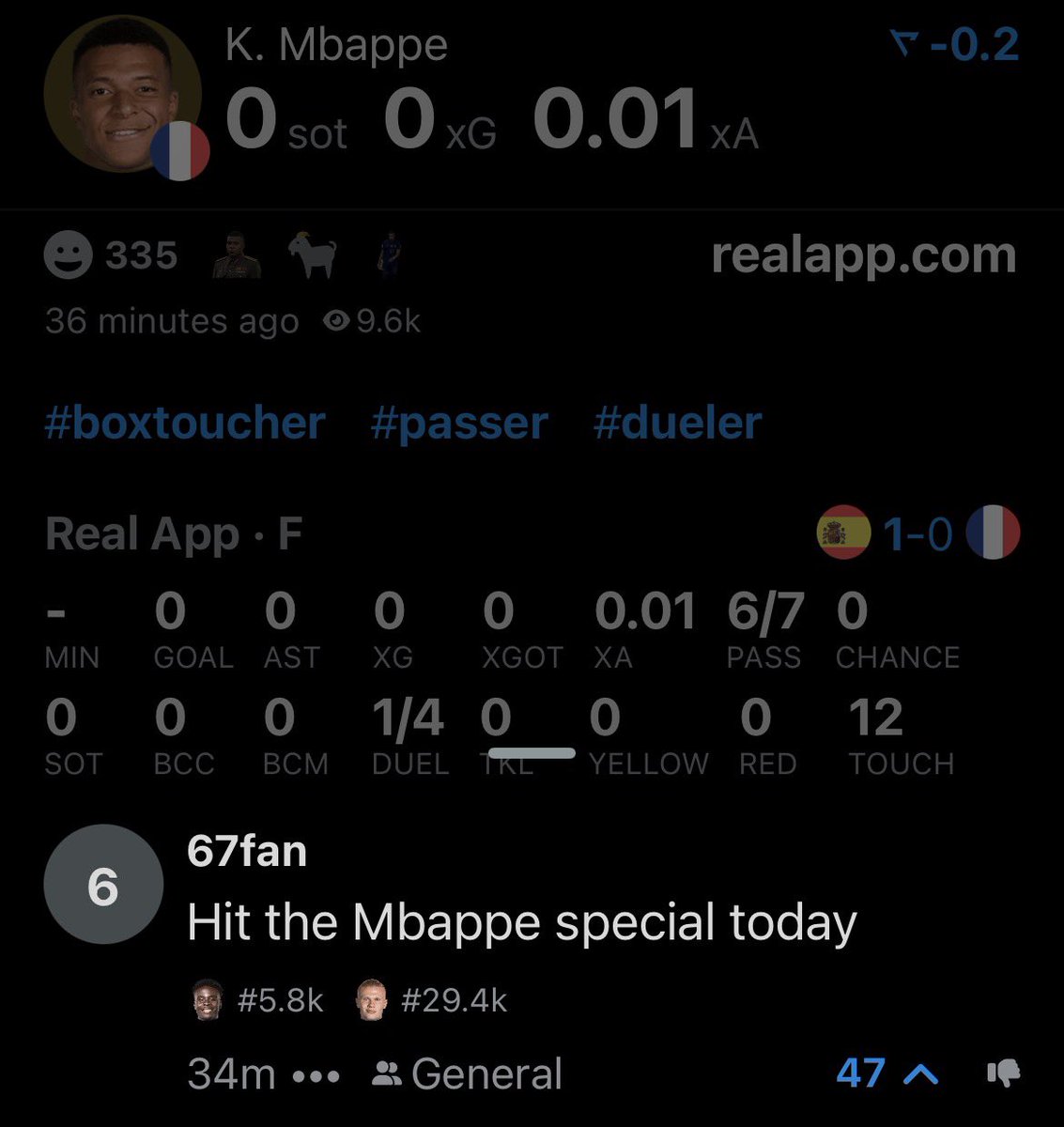 Real App tweet media