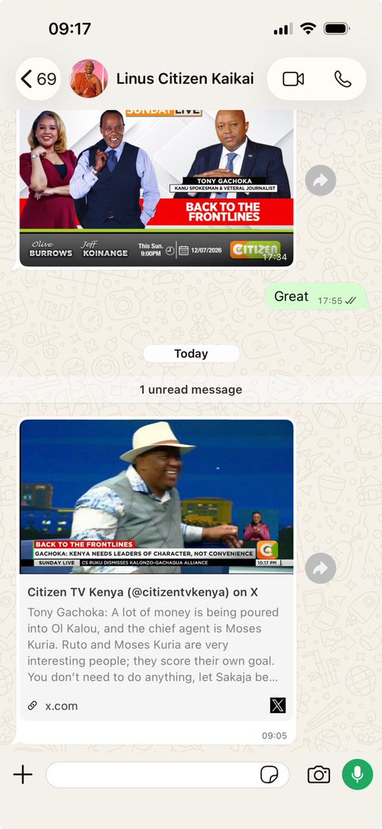 Tony Gachoka tweet media
