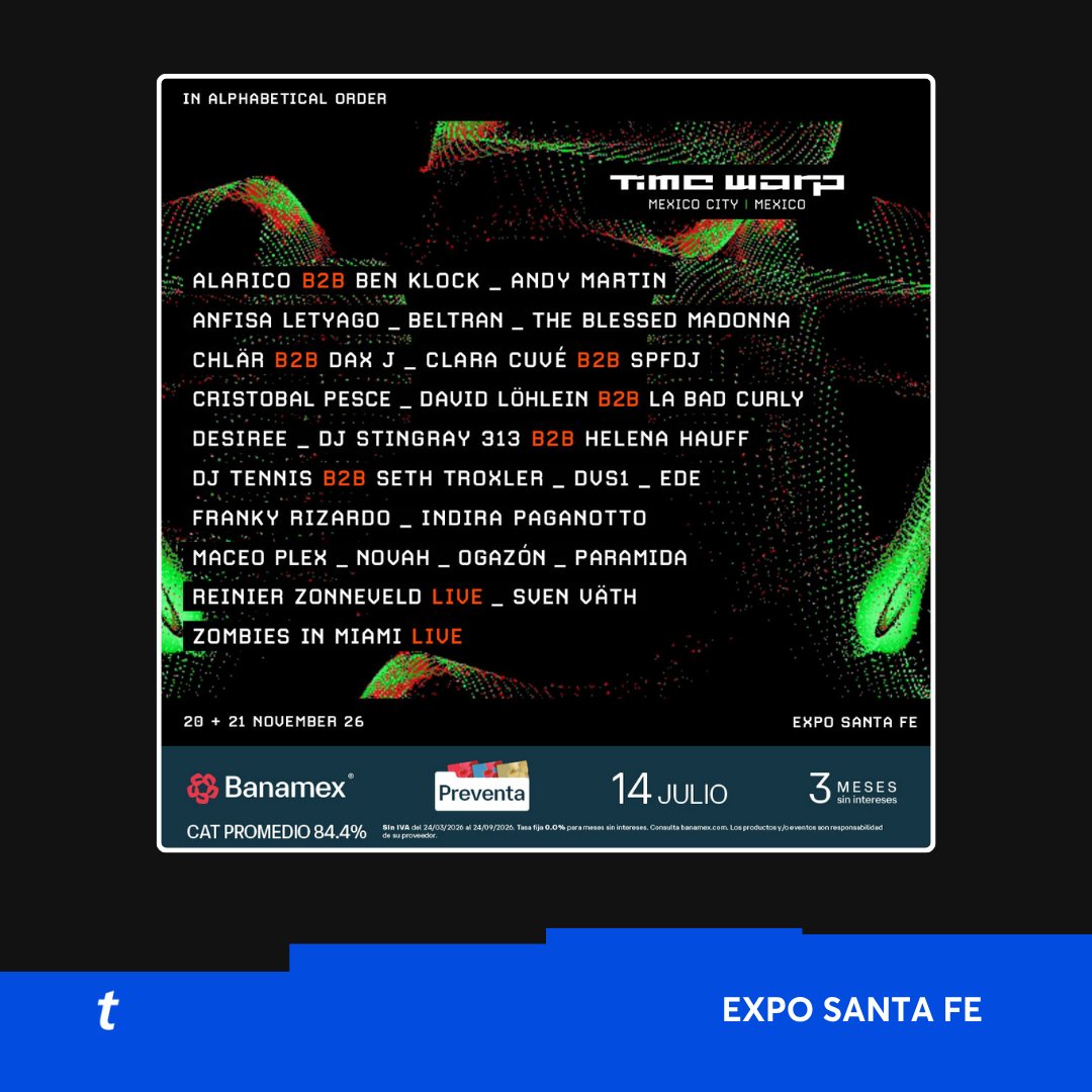 Ticketmaster México tweet media