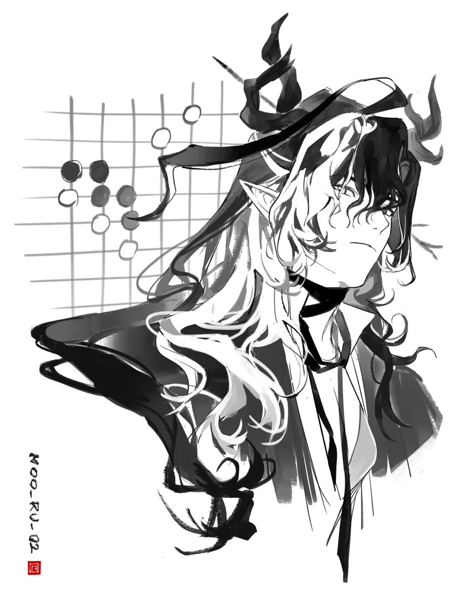 MOO_RU_02's tweet photo. #望 ⚫ 
#明日方舟ㅤ 
#Arknights https://t.co/GlIj4gdiqz