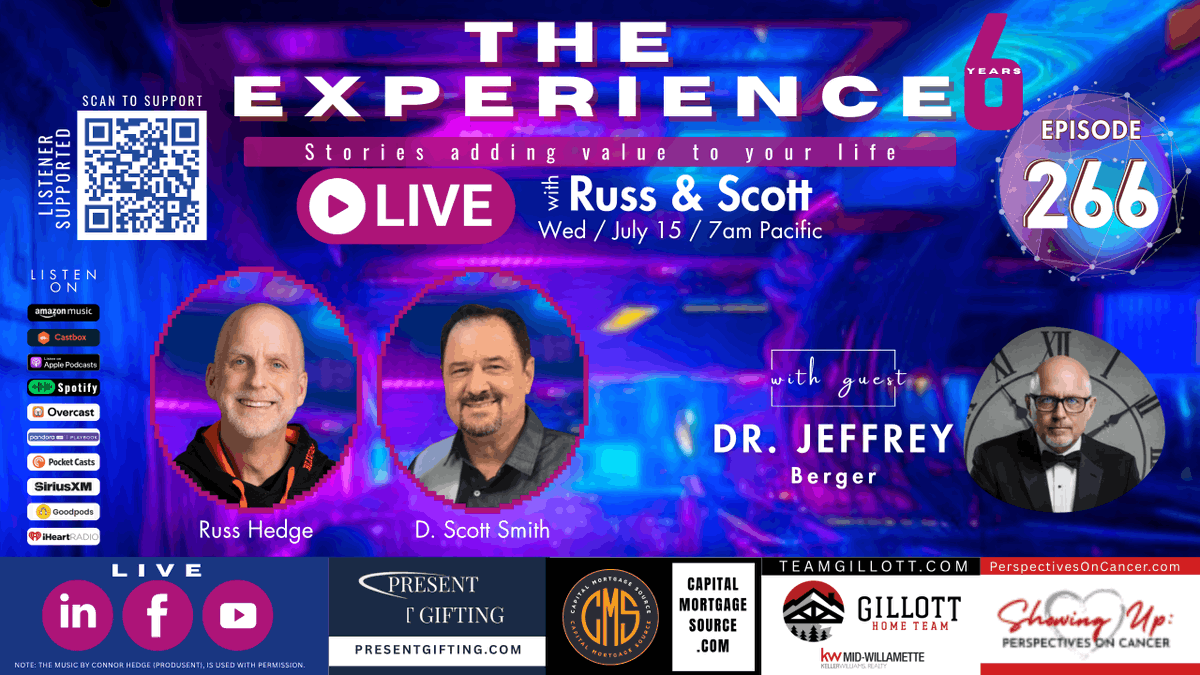 russhedge's tweet photo. The Experience Live with Russ & Scott (Y6E266)
📅July 15, Wednesday
⏰7am Pacific | 9am Central
🎙With Dr. Jeffrey Berger
Watch Here:
https://t.co/ErsqDHPVbh
https://t.co/J5ObKusblF
https://t.co/zSdvDFcfZI
#TheExperience #FinancialFreedom #WealthBuilding #Entrepreneurship https://t.co/bx5XI8HSxe