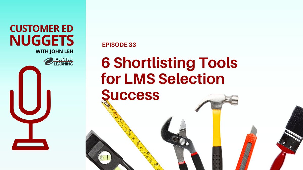 JohnLeh's tweet photo. No one wants to waste time looking in the wrong direction for a #learning system. But where is vendor info you can trust?

Join me for a quick tour of our independent #shortlisting tools. All free, so buyers can make faster/easier/better decisions▶️ https://t.co/3tvmxKcNWx

#LMS https://t.co/fcCcxHUD0N