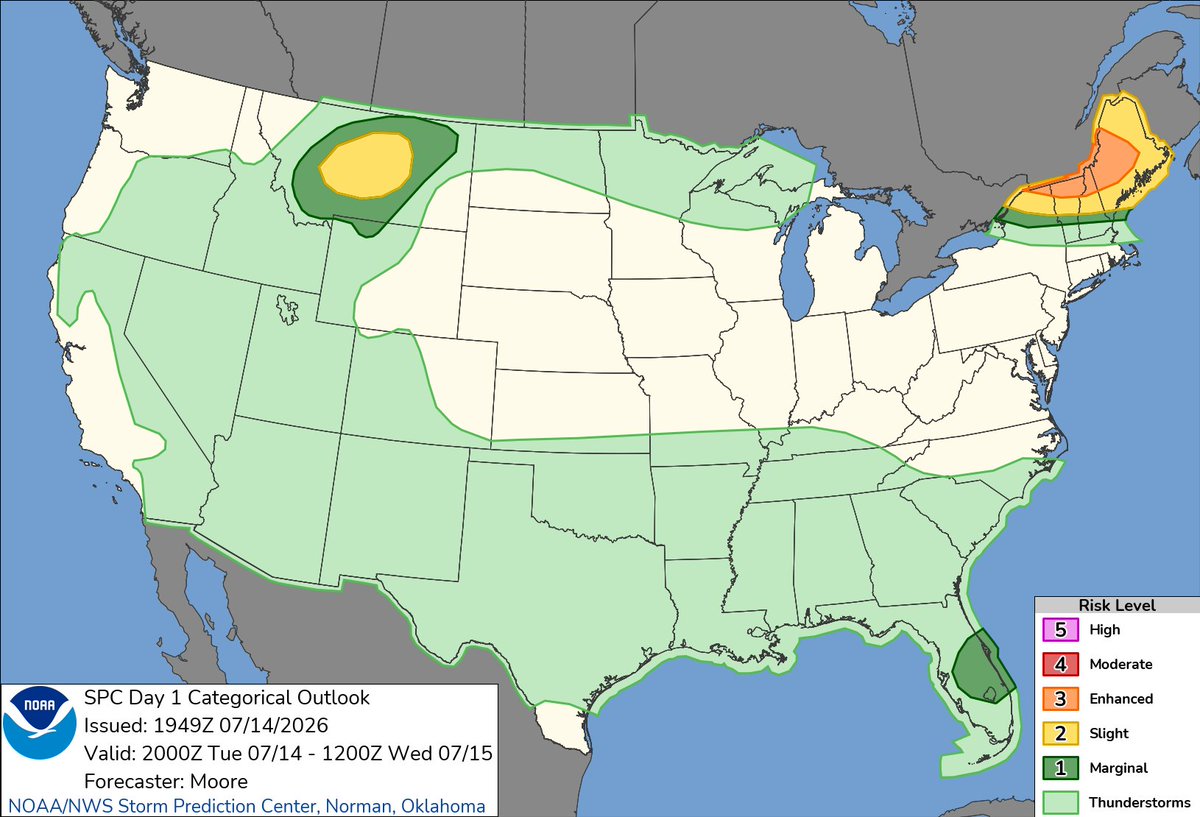 NWS Storm Prediction Center tweet media