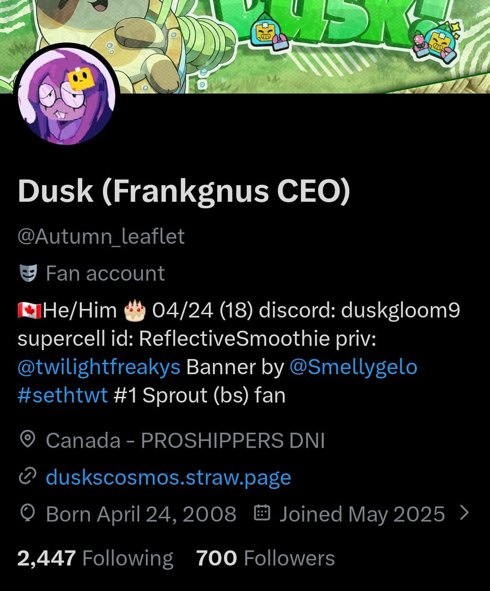 Dusk (Frankgnus CEO) tweet media
