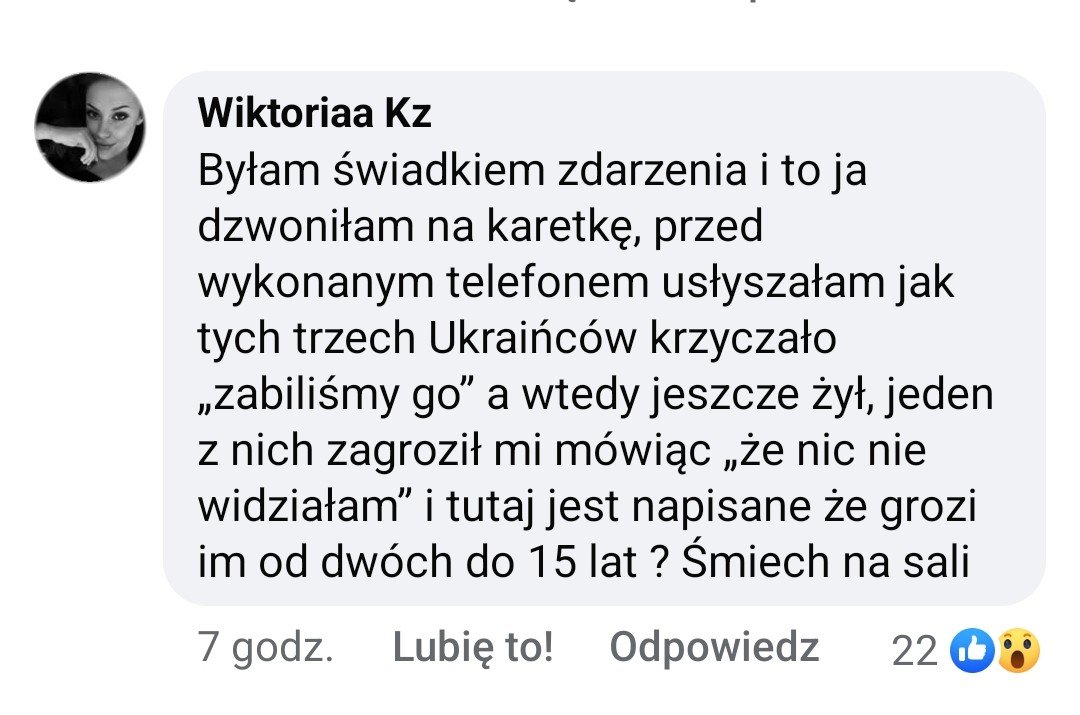 coolfonpl's tweet photo. Sprawa zabójstwa Polaka przez trzech Ukraińców w Bytowie.

Wrzucam relację świadka, którego próbowano zastraszyć. https://t.co/D4hCki6KUj