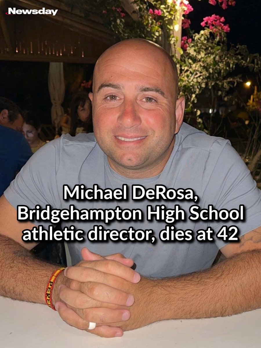 NewsdayHSsports's tweet photo. Michael DeRosa was the heart and soul of Bridgehampton High School athletics.

DeRosa died after battling Glioblastoma, a rare form of brain cancer, for more than a year, his family said.

Read more on his life: https://t.co/TrzPteSn8p
(Photo: Dyana Derosa) https://t.co/GhhZSupcDn