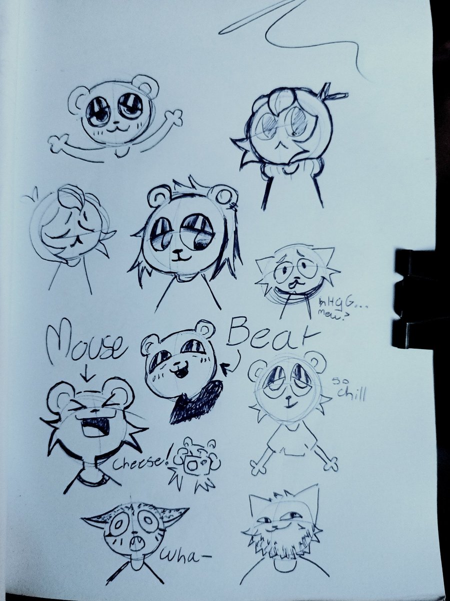 coffi_grr's tweet photo. I was bored so I started drawing in my notebook ^^

#doodles #silly https://t.co/RuVpQQMkhd