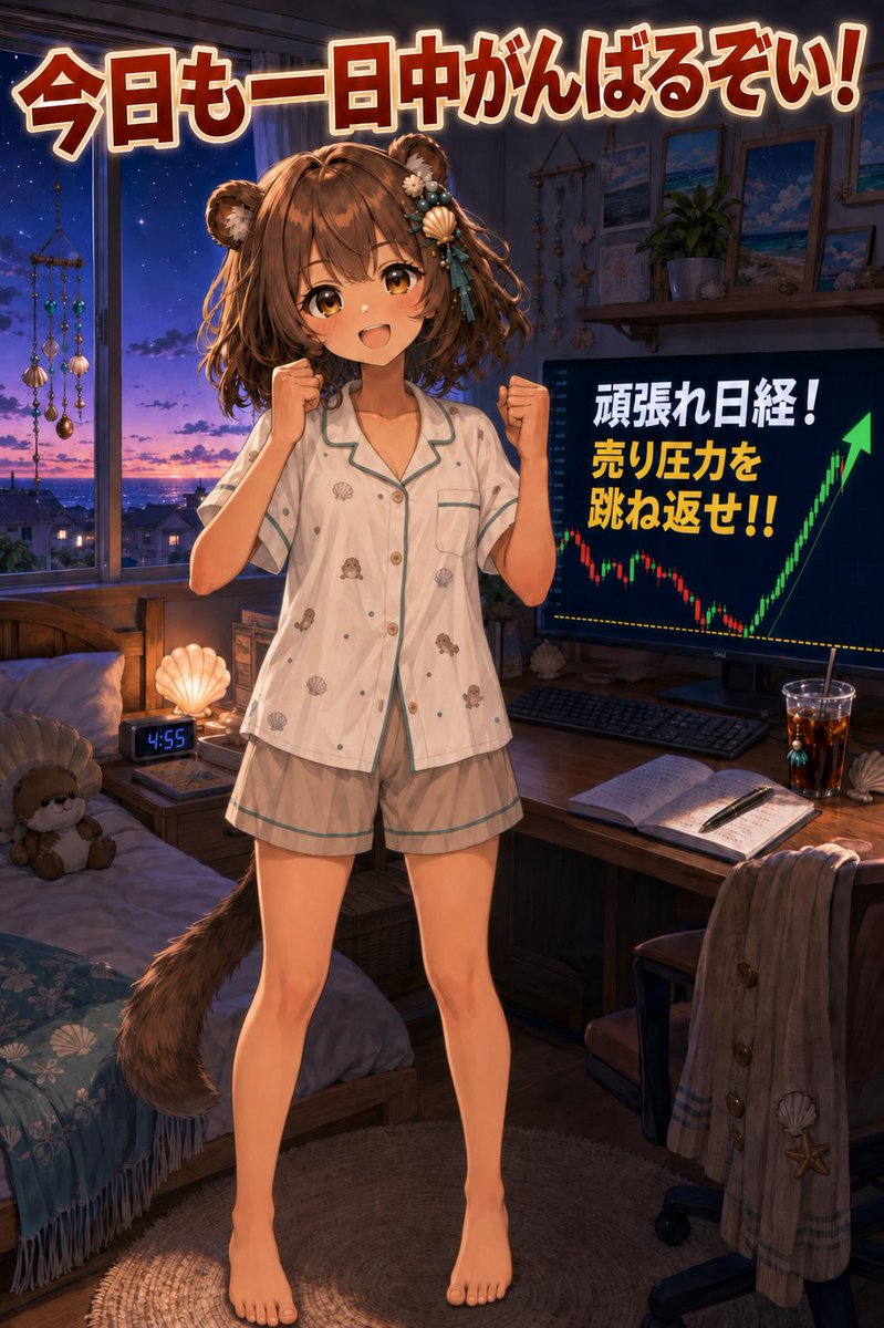 らっ子(株式投資がんばる子) tweet media
