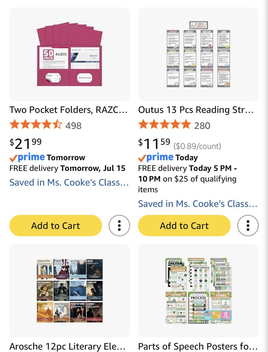 AllyCooke23's tweet photo. @amerz087 Sept. is coming &amp; my stock pile of supplies/resources are gone! If anyone is willing to help-it would be amazing! I work in Camden &amp; my kids &amp; room could really use the assist! Please, if you’re able!#AmazonTeacherWishList #ClearTheList https://t.co/rBmtb6unUR https://t.co/Ie7UHUMZ3e
