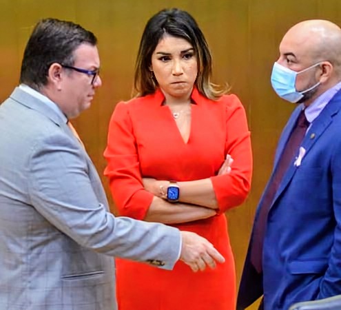 ElTrompudo2022's tweet photo. #LoÚltimo 
La diputada Dania Gonzalez no será más diputada en 2027, por orden de Michelle Sol, esposa del presidente de la Asamblea Legislativa, Ernesto Burro Cuto Castro. 

La diputada González vendía tamales en San Martín y alquilaba casa. Hoy, es dueña de varios inmuebles entre ellos un apartamento de medio millón de dólares, con un préstamo del Banco Hipotecario.

¿Cómo nos pagará hoy ese préstamo?