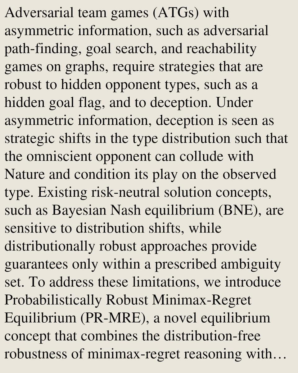 Game Theory Papers tweet media