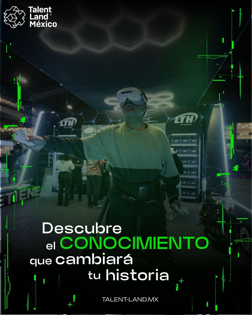 TalentLand_MX's tweet photo. 🟢Cada habilidad que adquieres hoy puede cambiar tu futuro. Descubre   conferencias, talleres y experiencias que impulsarán tu siguiente versión   profesional.
 
    👉 https://t.co/j12MGGrrMt
 
#TalentLand2027 #TalentLandMx #TalentoEnTransformacion https://t.co/rbtEcBxevX