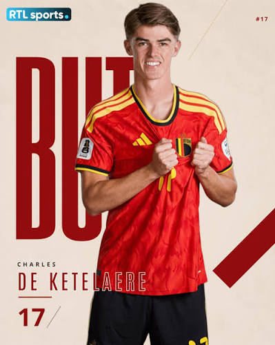 esvext's tweet photo. Si l'Espagne n'encaisse aucun but en finale, alors le seul à avoir marqué contre eux durant cette Coupe du Monde 2026 sera Charles De Ketelaere.
#FRASPA #FRAESP #SPAFRA #ESPFRA #BELESP #BELSPA #ESPBEL #SPABEL #WorldCup2026 #FIFA #football #WeAreBelgium #DeKetelaere #RedDevils https://t.co/pRa3bQpM1w