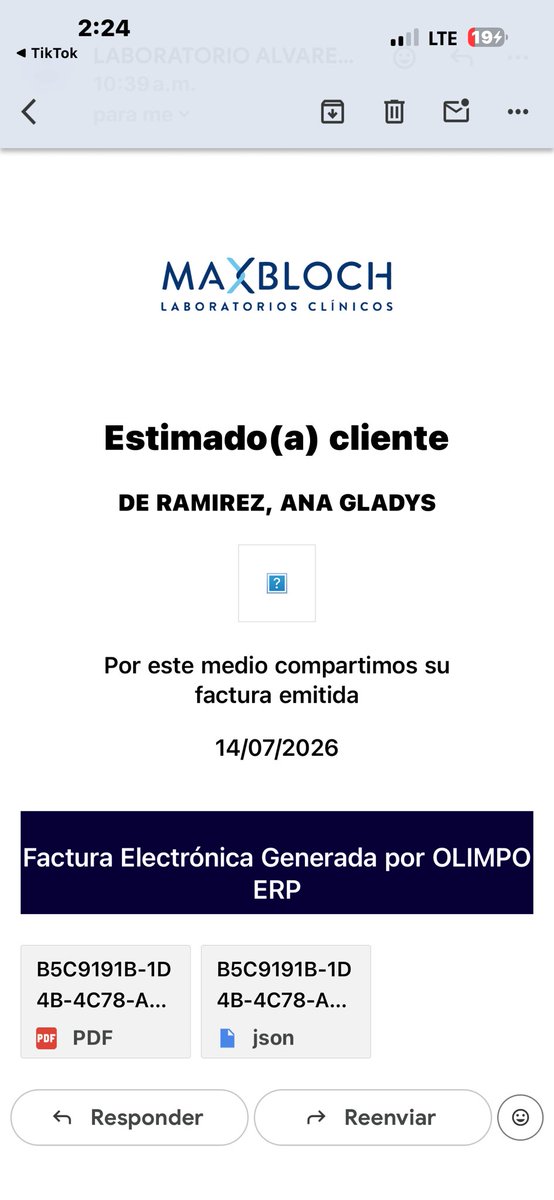 Raquelboj52's tweet photo. @FGR_SV señores fiscalía, acabo de recibir un correo electrónico en el que según mi madre se hizo unos exámenes y quieren que yo habrá un link para ver los resultados, es un roba información y quieren estafarme UNA NUEVA MODALIDAD DE ESTAFAS CUIDADO!!! Por favor tomar nota https://t.co/zI2vHTpzUm