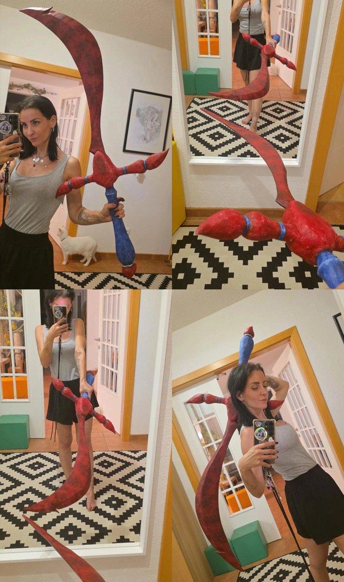 RabbidEdge's tweet photo. Sword-time again🐺🔻🗡
#infinitethejackalcosplay #infinitethejackal #SEGACreator #cosplaywip #sonicthehedgehogcosplay
@sonic_hedgehog @SEGA https://t.co/G5jmKdjk87