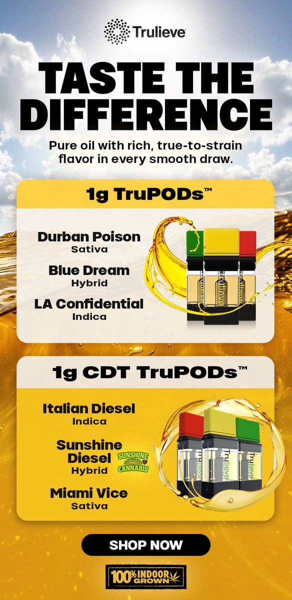 SunshineCannab2's tweet photo. Happy #TerpyTuesday to our #SunshineFam ☀️🔥🫡.  Checkout some fresh #SunshineCannabis medicine available for you now at your local #Florida @Trulieve dispensary. 💚🏆🥇 

Shop now 🛒👀🚨 https://t.co/xEUf4SH0PR

#SunshineStateOfMind #Trulieve #OneLove #FreeThePlant https://t.co/0MjgvEoV5f