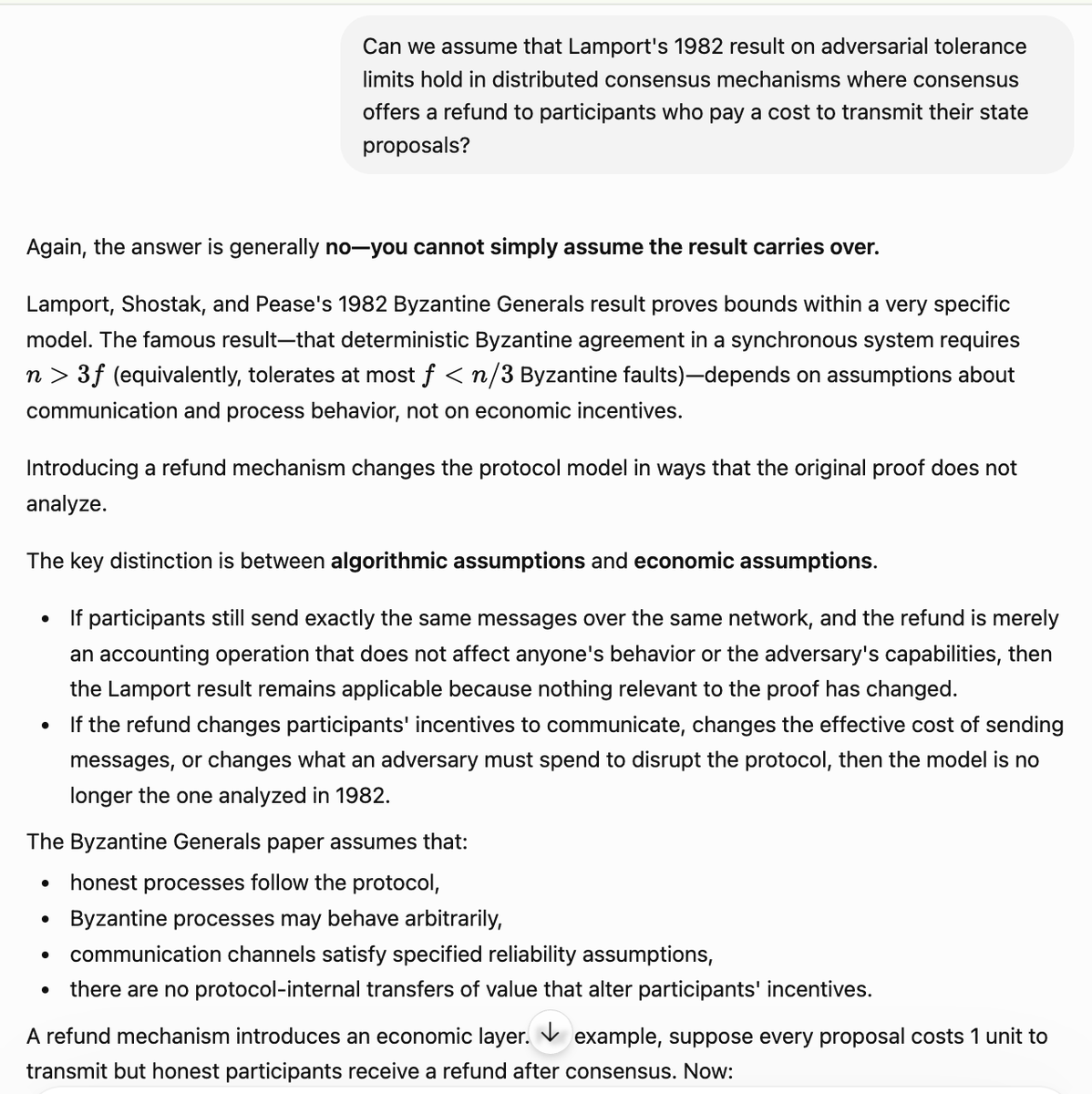 dlancashi's tweet photo. P2SH is live in about two weeks.

The week before Sao Paolo?

Both are important for us.

DeFi for the reasons you mention, but the economics work is equally important. Right now most people in CS believe these problems are provably insolvable. Why do they believe that? You should ask.