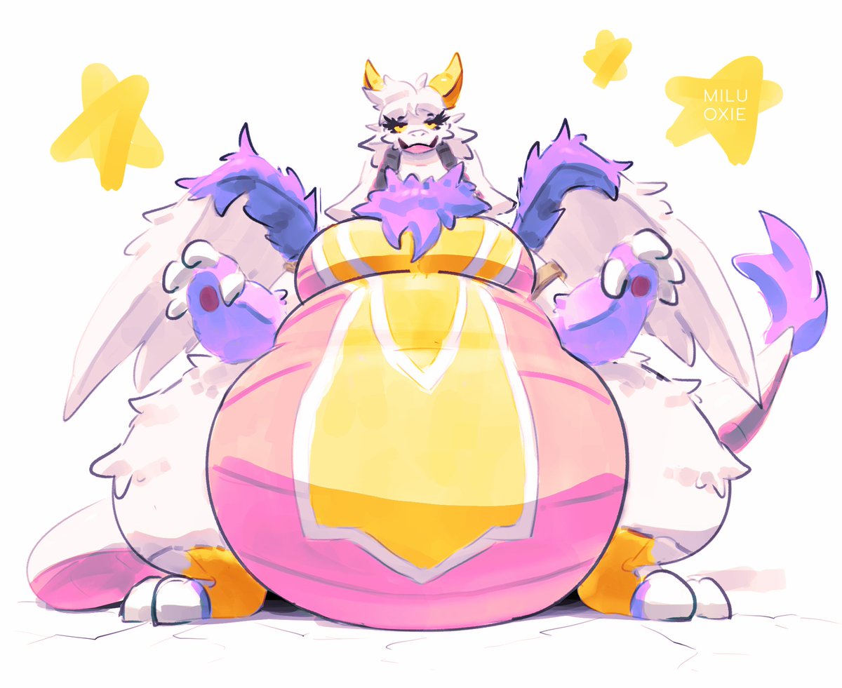 MiluinaOxie's tweet photo. Gargoyle queen, but very heavy.
ArtFight attack for Gekkoon! https://t.co/bl89Ombr2x
