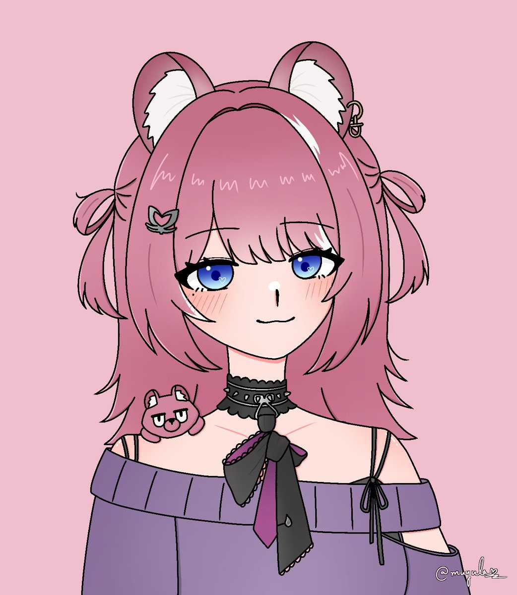 muyula_'s tweet photo. [ ✨粉色挑戰🩷 ］
久違的顏色挑戰又開始啦～( ˙ᗜ˙ )/🩷
#KiraliArt https://t.co/yMhYTdkH5o