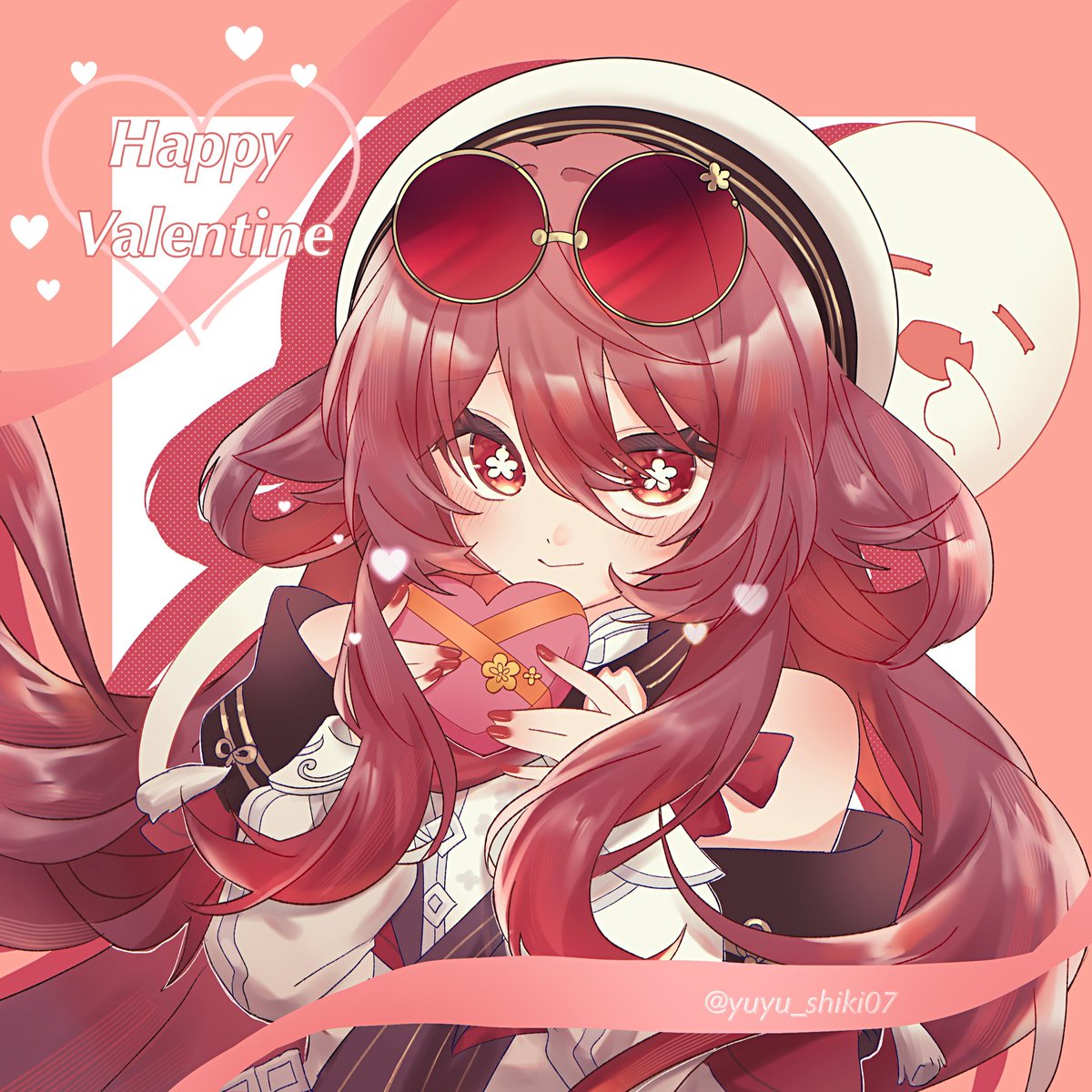 yuyu_shiki07's tweet photo. 絵がないので🍫絵で再掲（ ;  ; ）
おめでとう〜〜！！！❣️❣️❣️❣️
#胡桃生誕祭2026 #Hutao https://t.co/p2hUGOtdQg