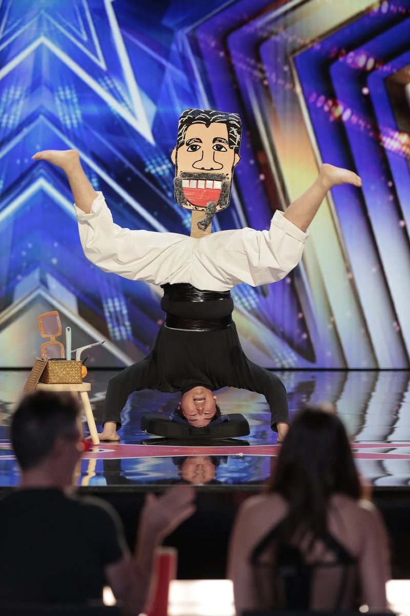 AGT's tweet photo. Don't ask...just watch and share all of tonight's performances here: https://t.co/Gkb7PFeXLG https://t.co/w2OCjTB6sF