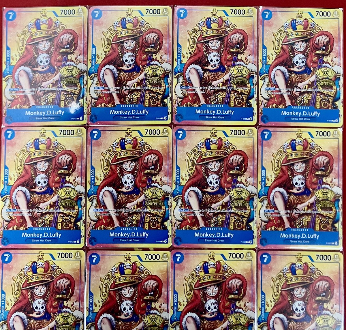 🔥英語版ワンピースカード入荷🔥 **Monkey.D.Luffy【P-043】**販売中