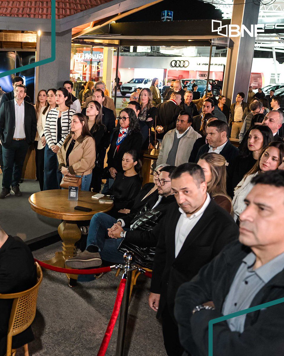 BNF_Py's tweet photo. La actividad contó con la presencia del presidente del BNF, Manuel Ochipintti, miembros del Directorio, el Gerente General y Gerentes de la institución, reafirmando el compromiso con el crecimiento de los sectores productivos y la inclusión financiera. https://t.co/WhkAIgUFsv