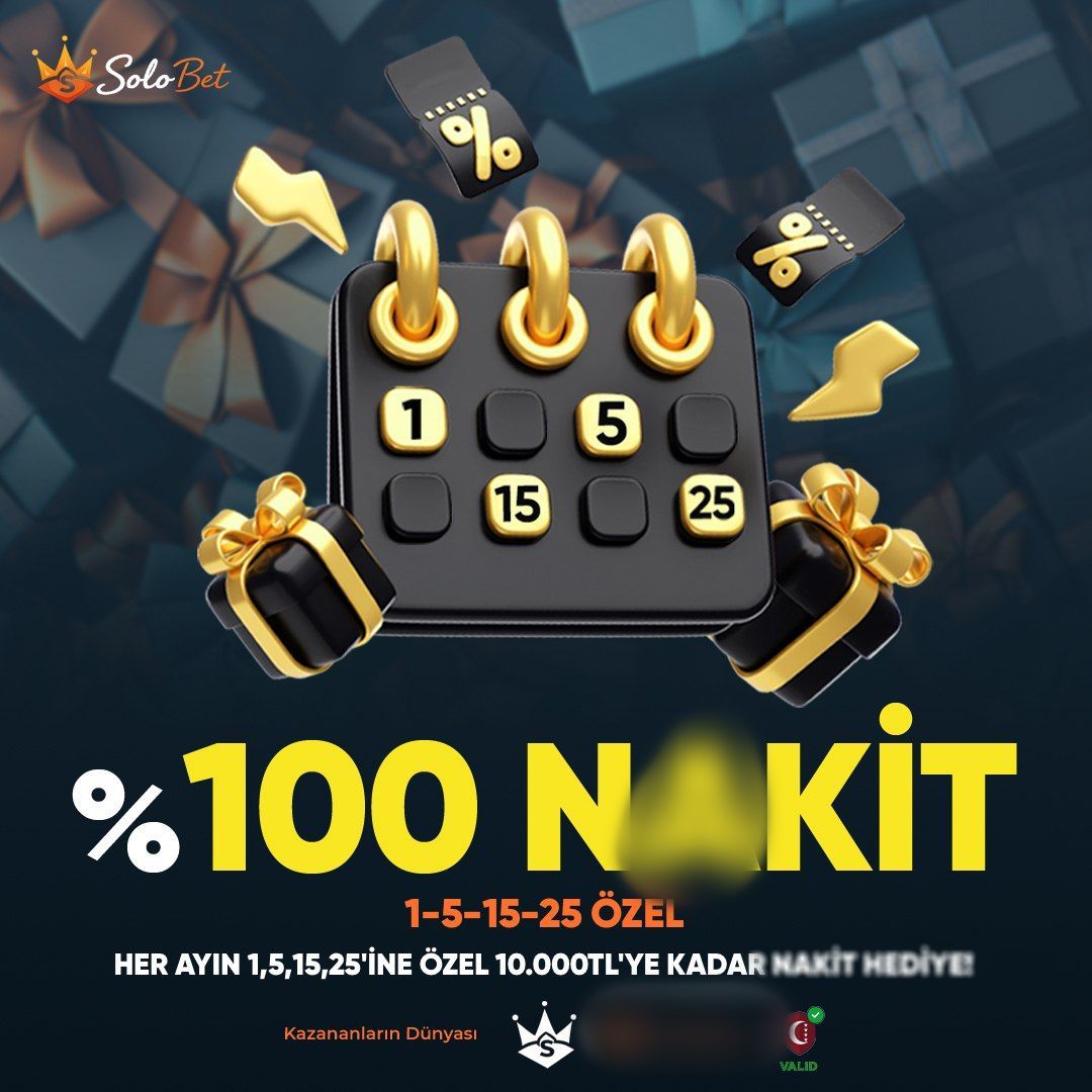 solobet_giris's tweet photo. 📆 BU TARİHLERİ NOT EDİN, KAZANCI KAÇIRMAYIN!

💰 SOLO'DAN HER AYIN 1-5-15-25'İNE ÖZEL %100 N@KİT!

💵 10.000 TL’ye kadar n@kit hediye ile kasanızı ikiye katlayın!
🎰 Tüm alanlarda geçerli bu dev b0nusla kazanmanın farkını yaşayın. 
Güncel Giriş : https://t.co/uF4rmJKVbk https://t.co/3JVoGI50vV