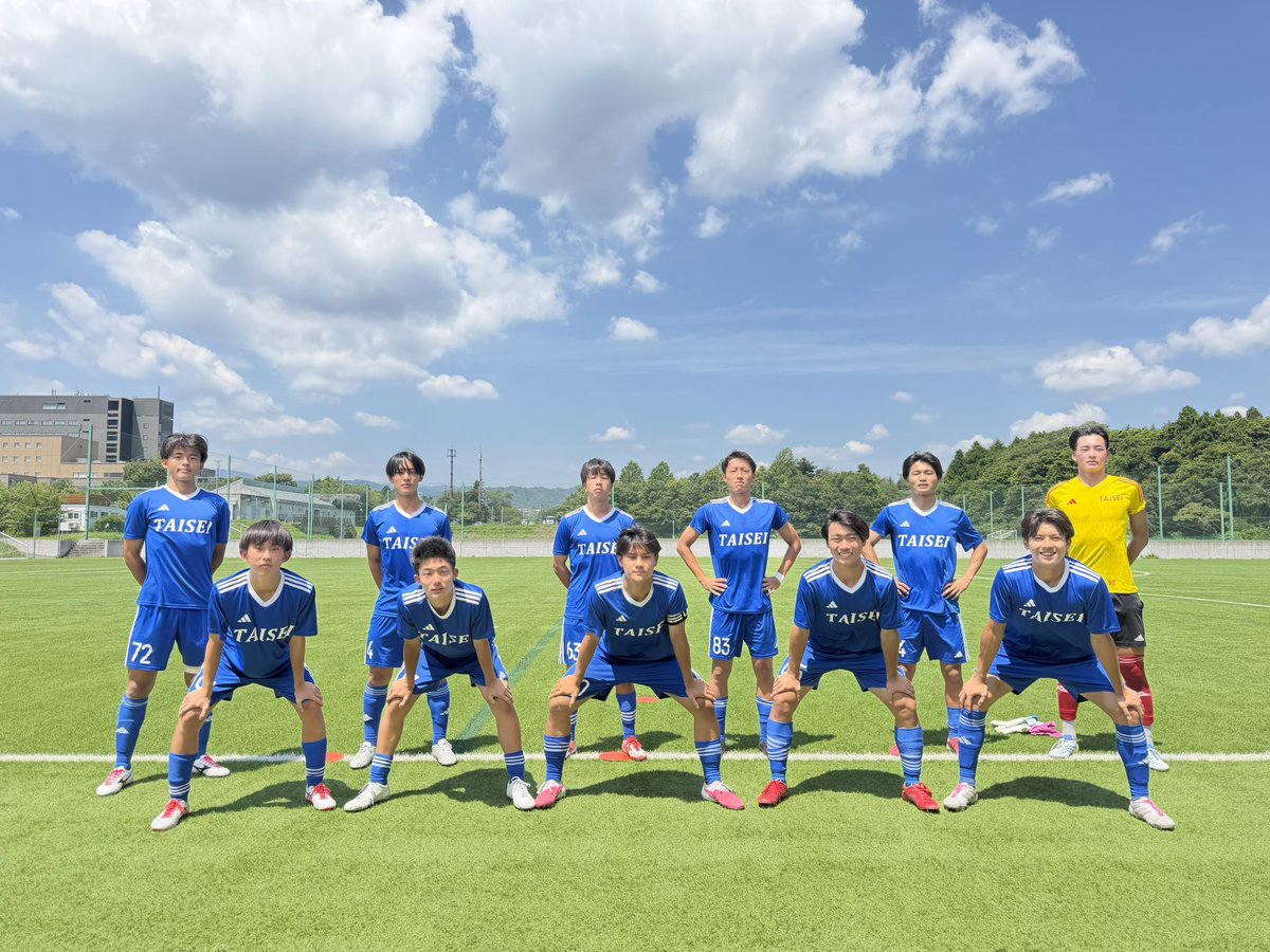 info_taisei's tweet photo. 🔵トレーニングマッチ🔵
🆚帝京安積
ただいまkickoffしました！

本日帝京安積高校さんと45×2のTRMを行います。
応援よろしくお願いいたします🔥

【スターティングメンバー】
62高橋恒輝
6吉澤大聖
72下妻悠真
83矢野陸太
65広実頼玖
63中辻侑希
60生駒大雅
64斎藤一来
13中野晄
4松本流宙
91篠崎晴太 https://t.co/ujQdMSZCUV