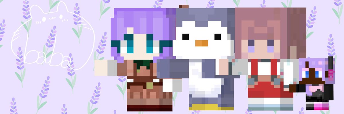 10_03haizi's tweet photo. おはよぉ- ̗̀ ( ˶ᵔᢦᵔ︎︎˶)  ̖́-

ヘッダー1億年ぶりくらいに変えてみたァ🎀☆*:.｡.

マイクラのいつメンと💜
これほんとに可愛い♡♡♡ https://t.co/umdpUJZG0Z