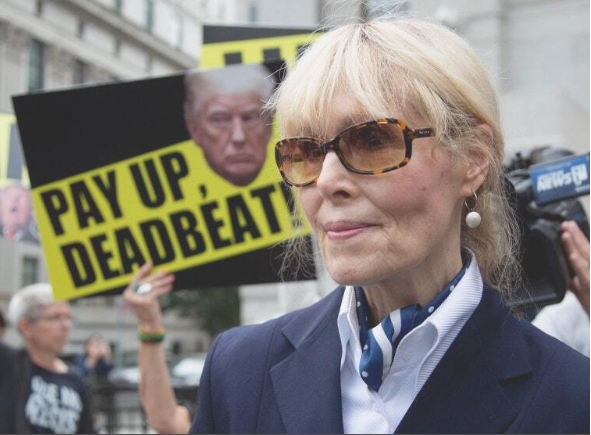 shuichi22's tweet photo. @WhiteHouse @POTUS U.S. President Donald Trump paid damages in the 900-million-yen range to fashion columnist E. Jean Carroll, the victim in a civil lawsuit concerning a sexual assault incident that occurred approximately 30 years ago. https://t.co/dvWtQfCll1