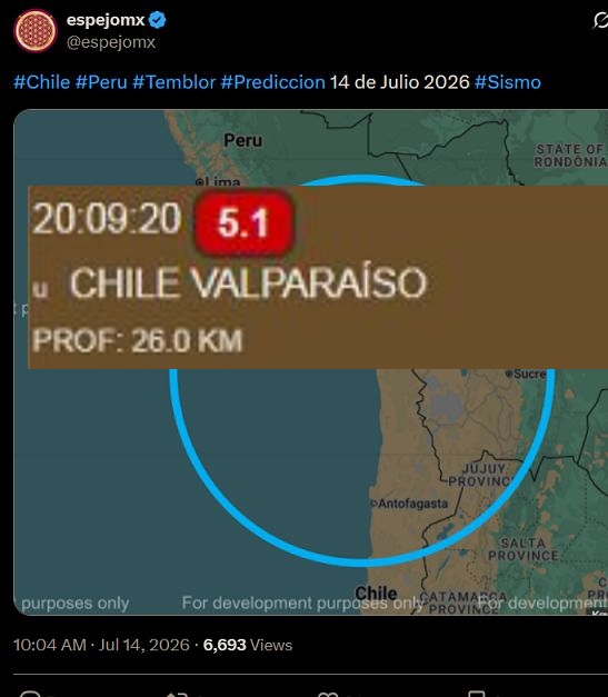 espejomx's tweet photo. Predicho #Chile #Sismo https://t.co/YIGDZjY2xC