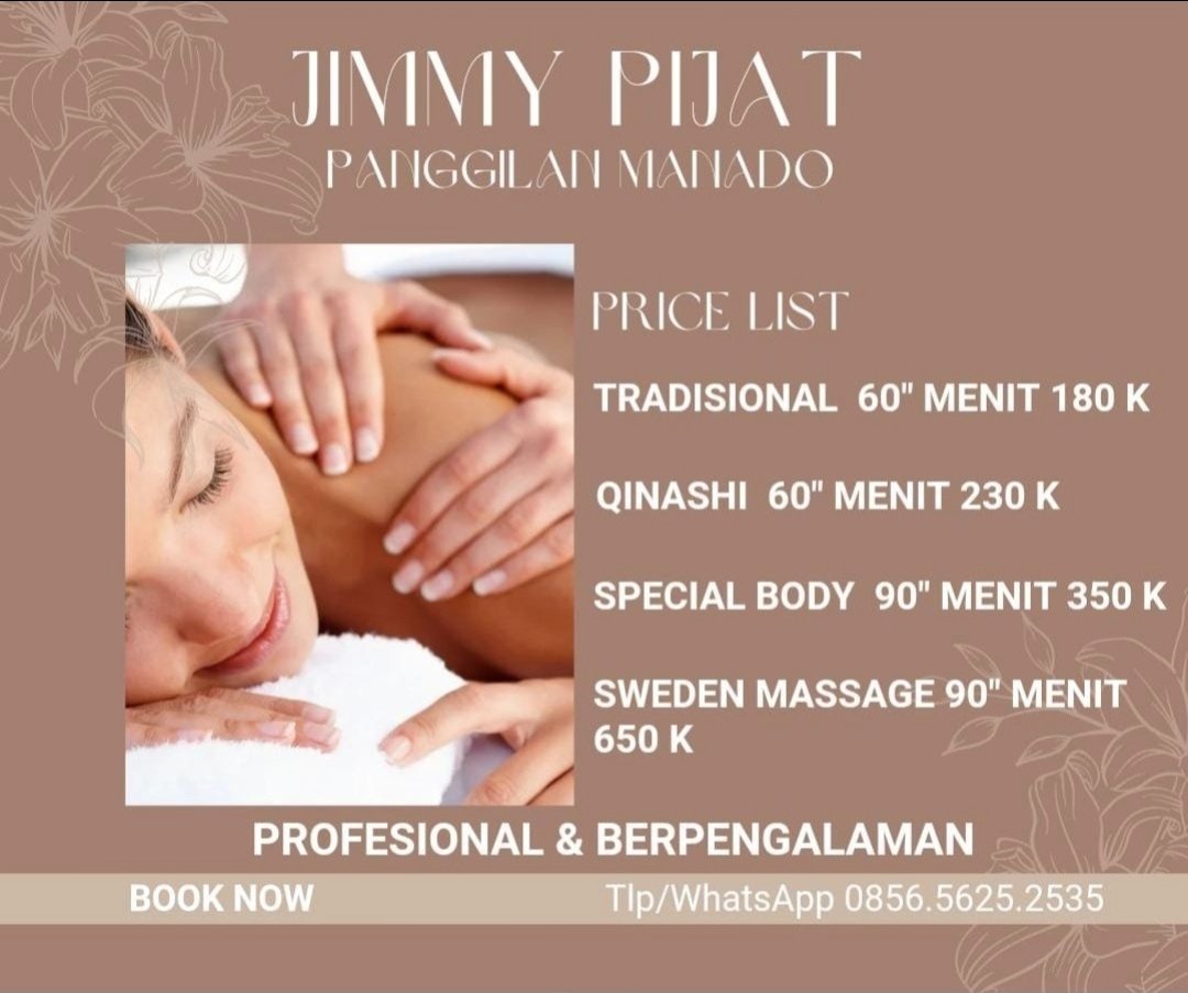 Jimmymdc2's tweet photo. Ready PIJIT AREA MANADO KHUSUS CEWEK, TANTA, PASUTRI
🧡PIJIT CAPEK
🧡MASAGE FUL BODY
🧡PIJIT SENSUAL/YONI
buat wanita singel/pasutri
Pangilan hotel, apartemen,serius janjut ke no WA. 085656252535 Yuk kk monggo real no basabasi https://t.co/F269wTBKD4