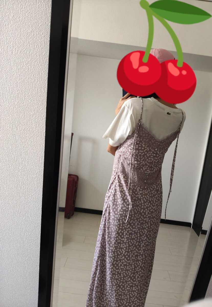 nenene0529's tweet photo. LACOSTE🐊チェリー🍒で
おでかけや！
＃だれかうしろ紐むすんで
#herlipto https://t.co/7UqUTeW8Mv