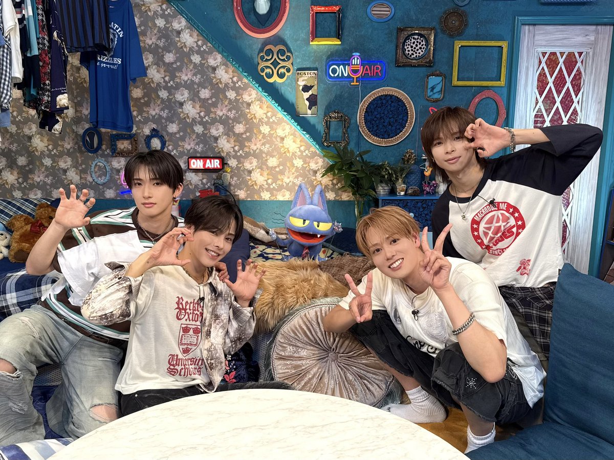 TR__official__'s tweet photo. 📺2026.07.14

テレビ東京「あのちゃんの電電電波♪」
@tx_dendendenpa 

#前田大輔 #小林大悟 #若松世真 #タクミジェイ 出演させていただきました!!
ありがとうございました✨️

✔️見逃し配信はこちら
https://t.co/DMlHxL166f

#あのちゃんの電電電波
#TAGRIGHT https://t.co/jU2vYaw2Dj