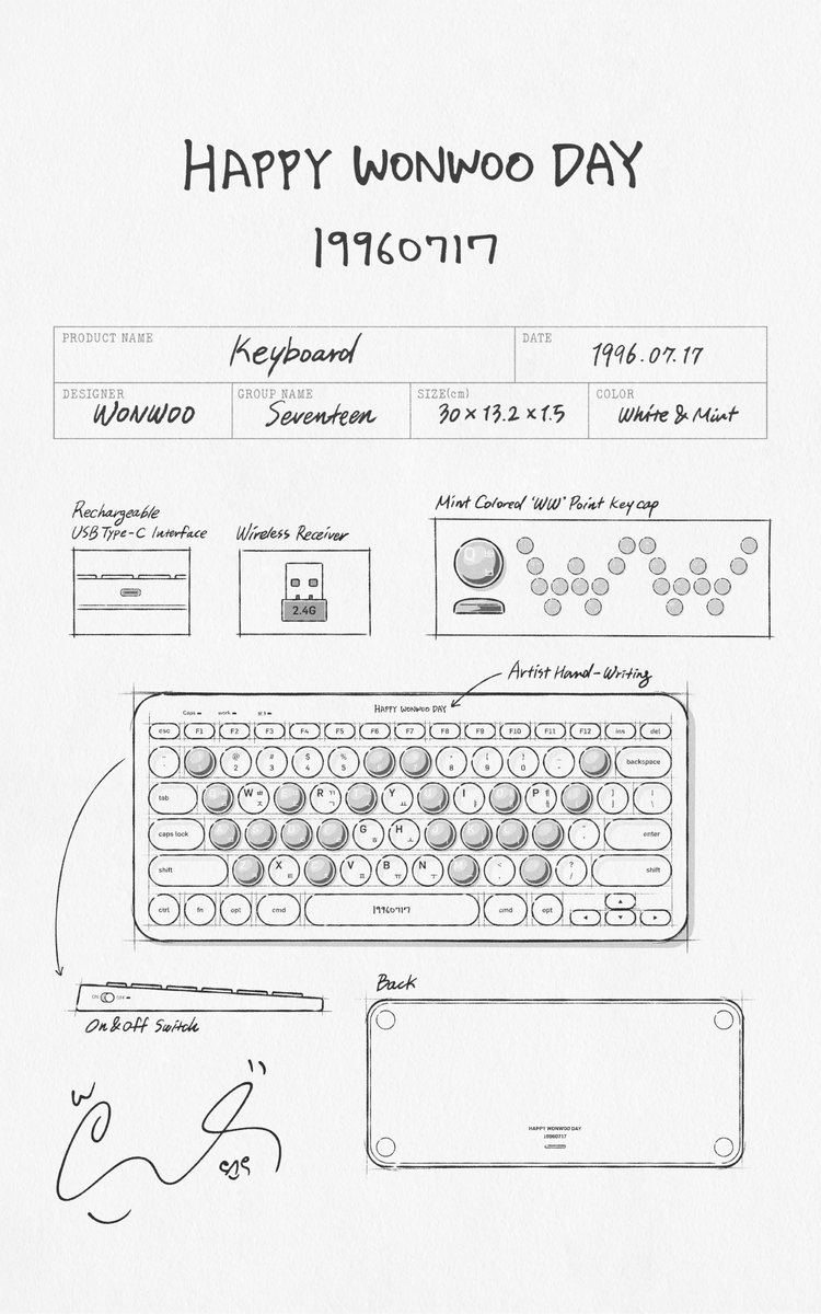 HYBE_MERCH's tweet photo. HAPPY WONWOO DAY BIRTHDAY MERCH ver.5

📝 Product Sketch

🎁 상품 공개 https://t.co/QWQmbWsxFL
📆 판매 오픈 2026. 7. 16. 6PM(KST)
📍 @weverseshop

#WONWOO #원우
#SEVENTEEN #세븐틴
#HAPPY_SVT_DAY https://t.co/mSRLmtbMwK