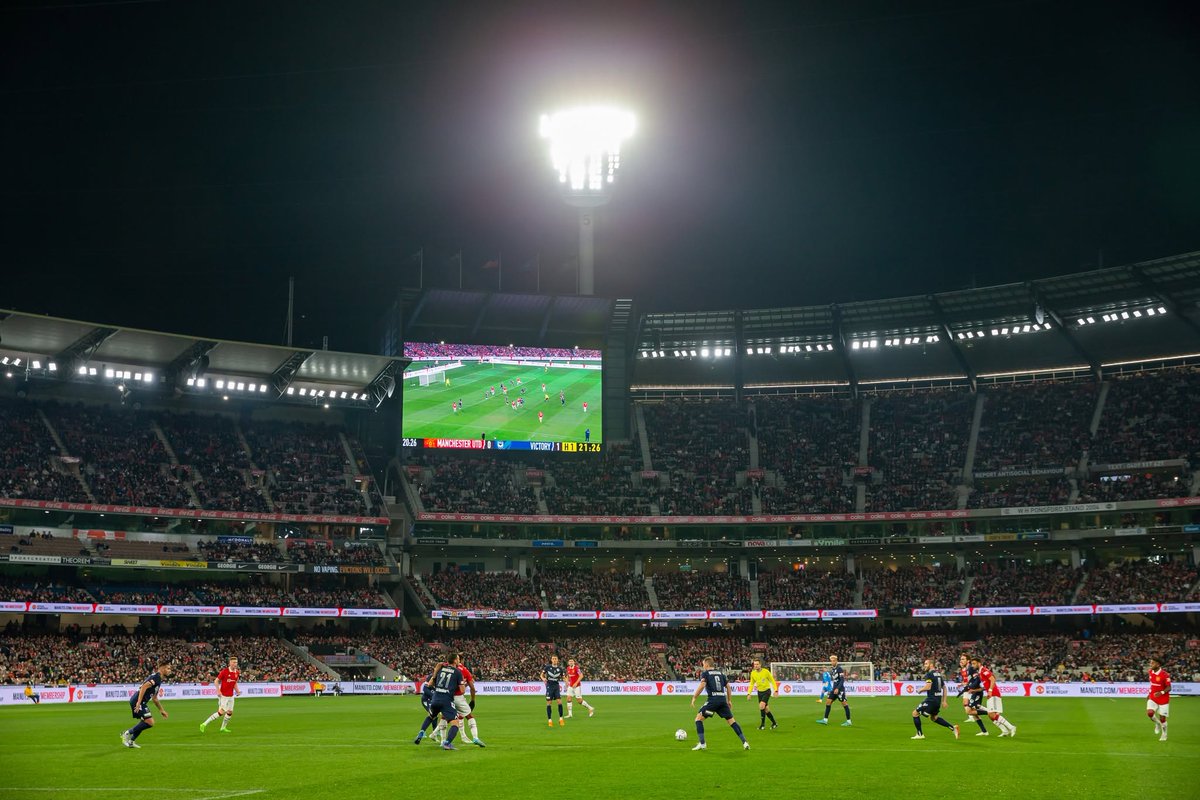 MCG's tweet photo. Were you at the 'G four years ago today?

On this day in 2022, @ManUtd and @gomvfc took to the hallowed turf ⚽ https://t.co/eBTcnFOYfg