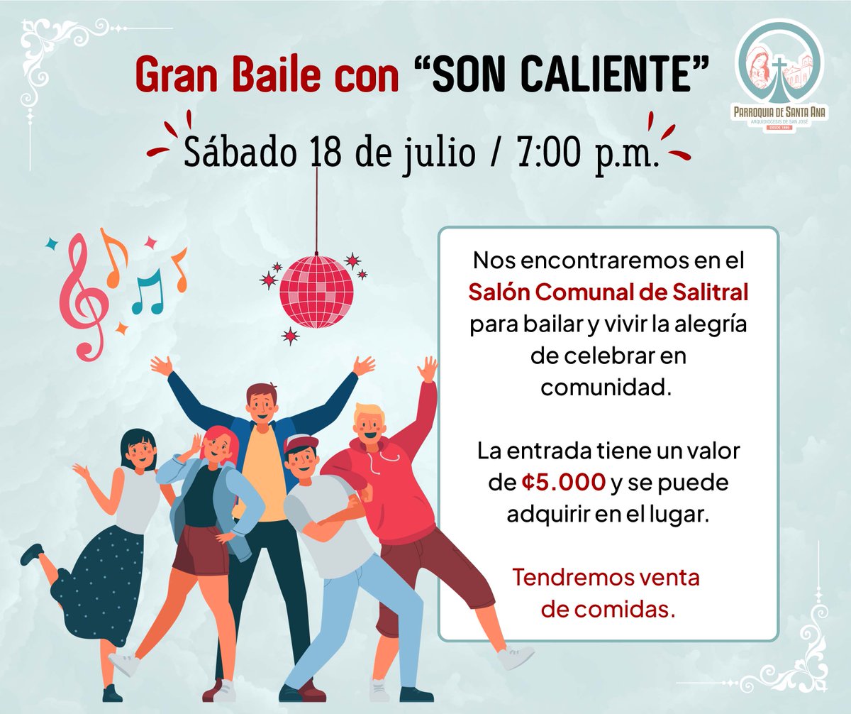 SantaAnaGob's tweet photo. #Atención

Le invitamos a participar de las distintas actividades de las Fiestas Patronales de #SantaAnaCR

Saque su agenda reserve esos días.

Más información👇 https://t.co/cQKpZ989RP