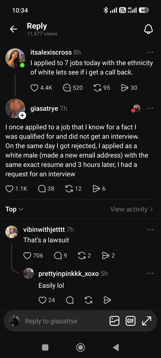 real_onuoha's tweet photo. I saw this on Thread, and people are telling her to suit the company. https://t.co/nnV9O16bc5