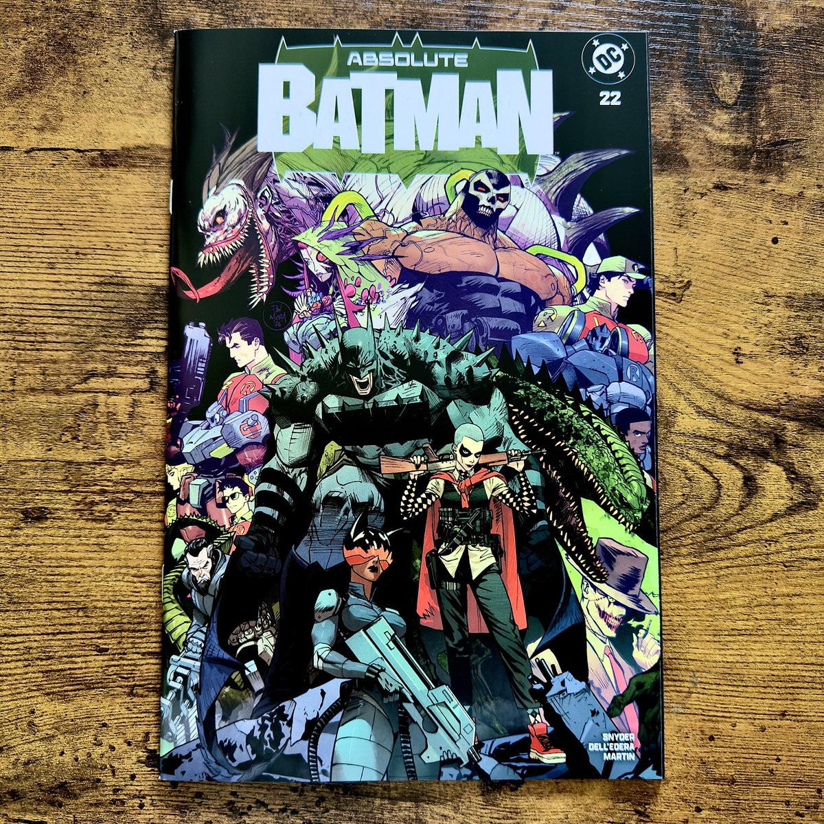 AddyAddyAddam's tweet photo. Absolute Batman 22
Avenida Cómic Dan Mora Variant 🫠
#danmora #scottsnyder #dccomics #fyp #coverart #absolutebatman https://t.co/0V3n6BPX4P