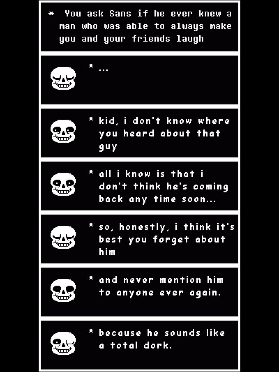 PaddyLegend16's tweet photo. What if you asked him something in pacifist https://t.co/DqFNNqwo3H