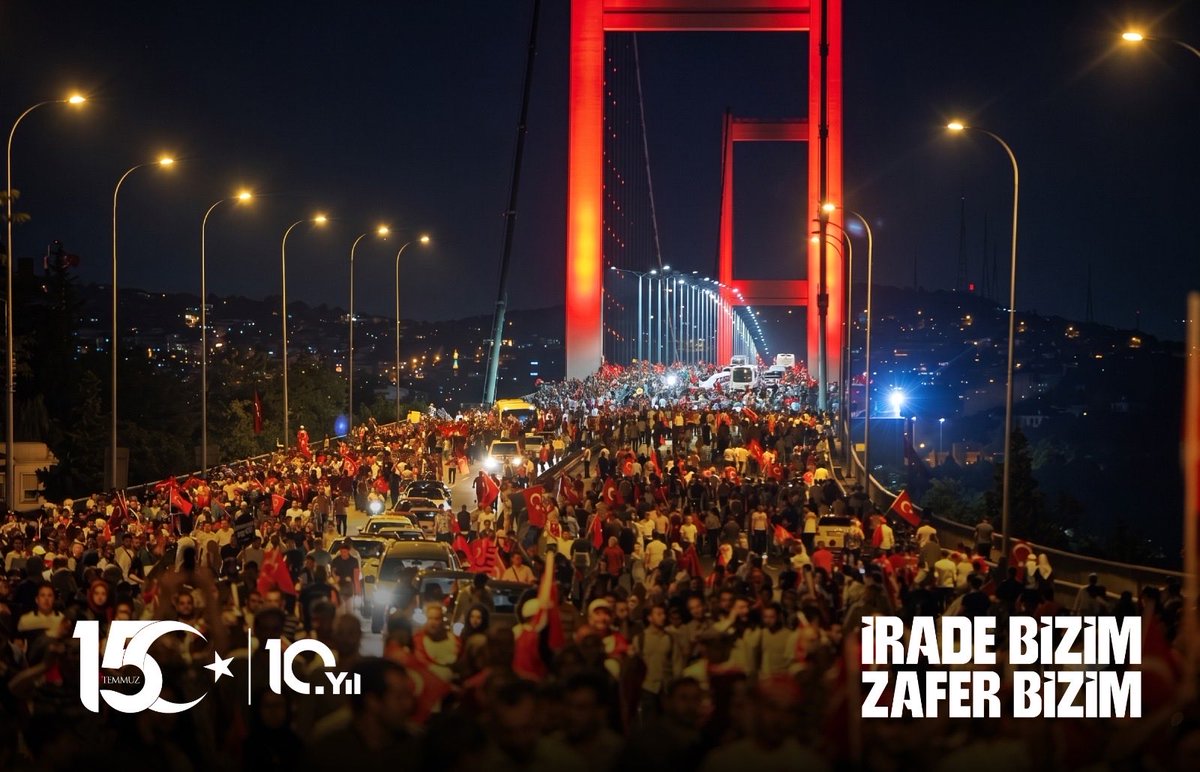 MMKiziltas's tweet photo. 15 Temmuz’un 10. yılında İrade Bizim Zafer Bizim diyerek haykırıyoruz: Vatan bizim, bayrak bizim, gelecek bizim.
 
İrade Bizim Zafer Bizim https://t.co/tyD587gM3K