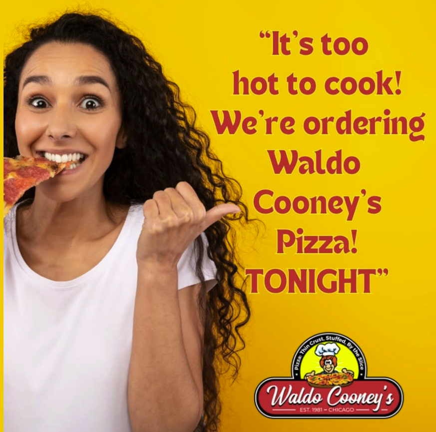 WaldoCooney's tweet photo. π₯ It's Too Hot To Cook! π₯
Waldo Cooney's Pizza Tonight!
Order online: https://t.co/aj5ktQYgYU
Pasta, Sandwiches, Wings, Appetizers, Chicken, Shrimp & More!
#bestpizza #wings #WaldoCooneys #Chicago #Worth #Berwyn #Lansing See less https://t.co/wwY7MDO1CH
