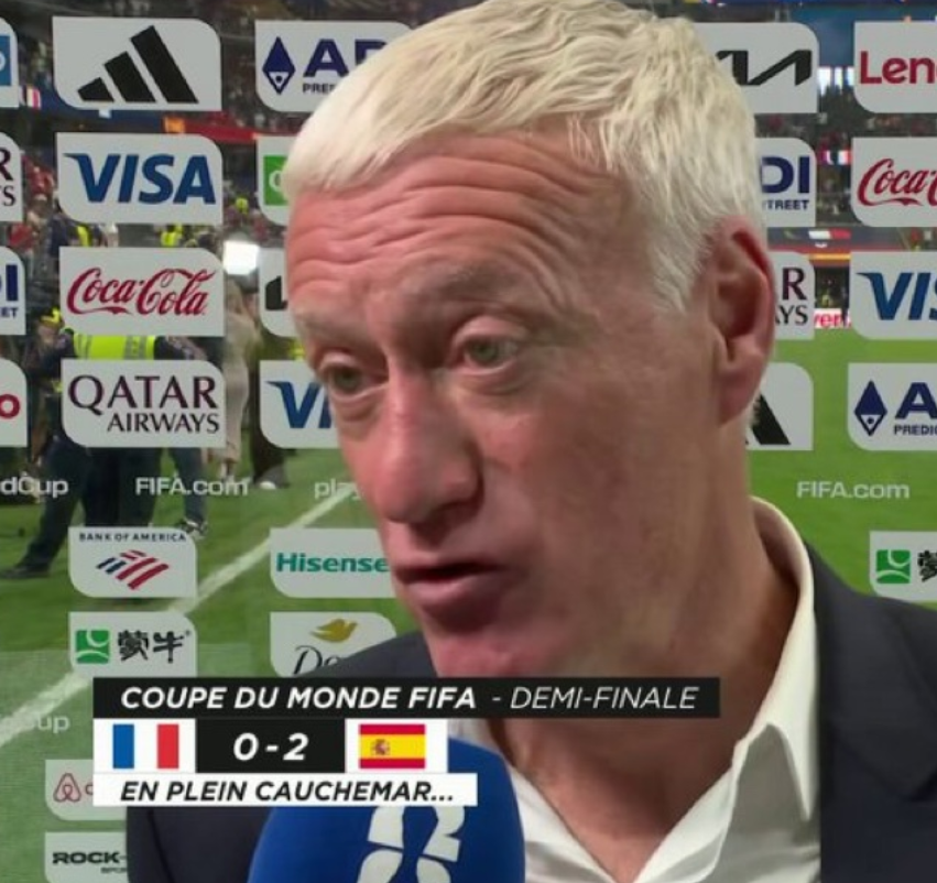 besoccer_ES's tweet photo. ❗️ Deschamps: "Voy a plantear una pregunta y no la responderé: ¿el árbitro tenía el nivel requerido para dirigir una semifinal de un Mundial?" https://t.co/O3RBdmUH6K