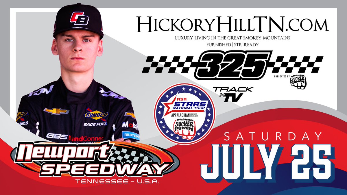 racewithstars's tweet photo. Can Carson Brown grab another win this season? Find out as he’ll be racing in the https://t.co/CB1P1AwCIk 325 at Newport Speedway Saturday July 25th! https://t.co/uJKrgc5pu2