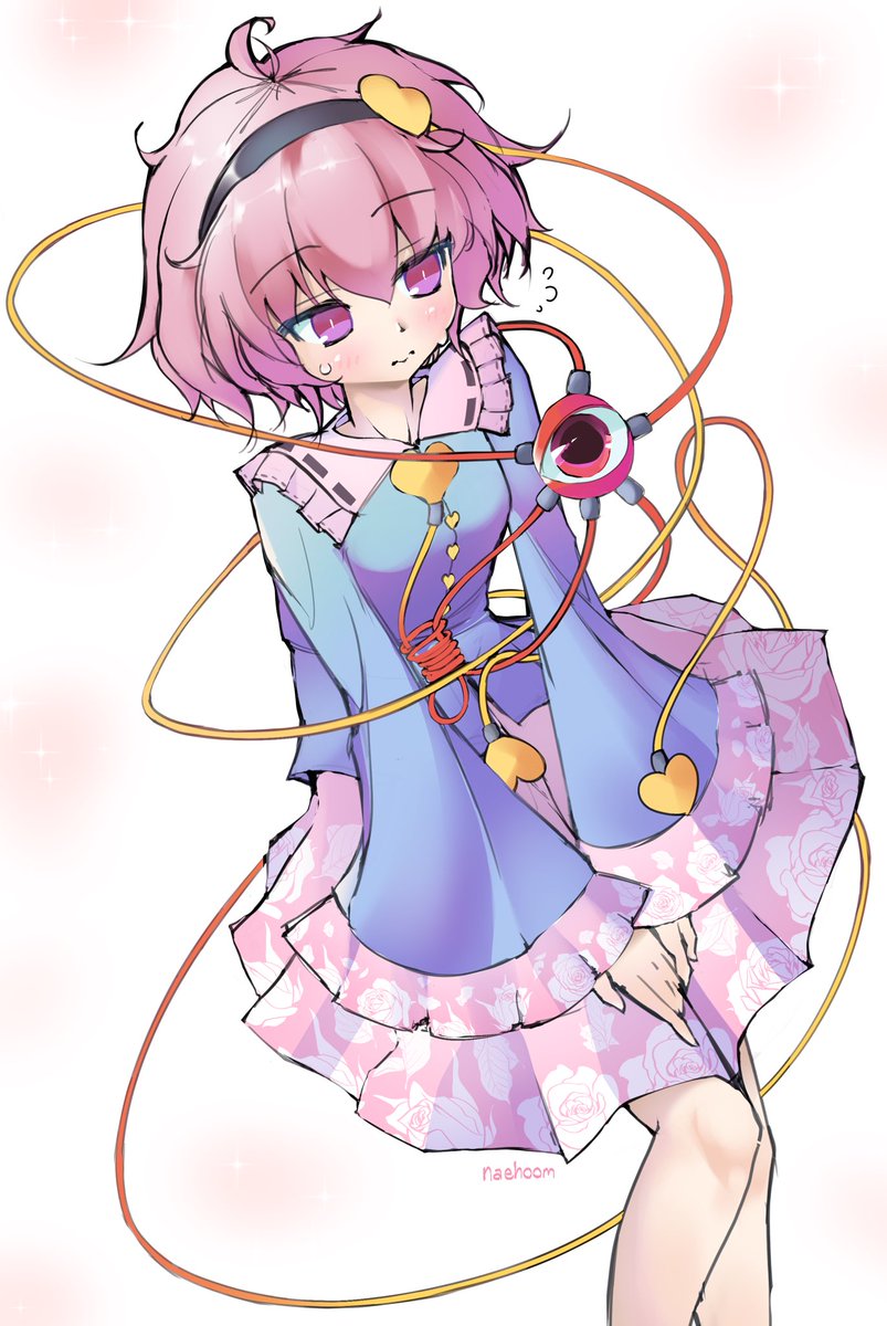 naehoom's tweet photo. a flustered satori (⸝⸝๑ ̫ ๑⸝⸝⸝) #東方Project #touhou #satorikomeiji https://t.co/qSntEoRpQf