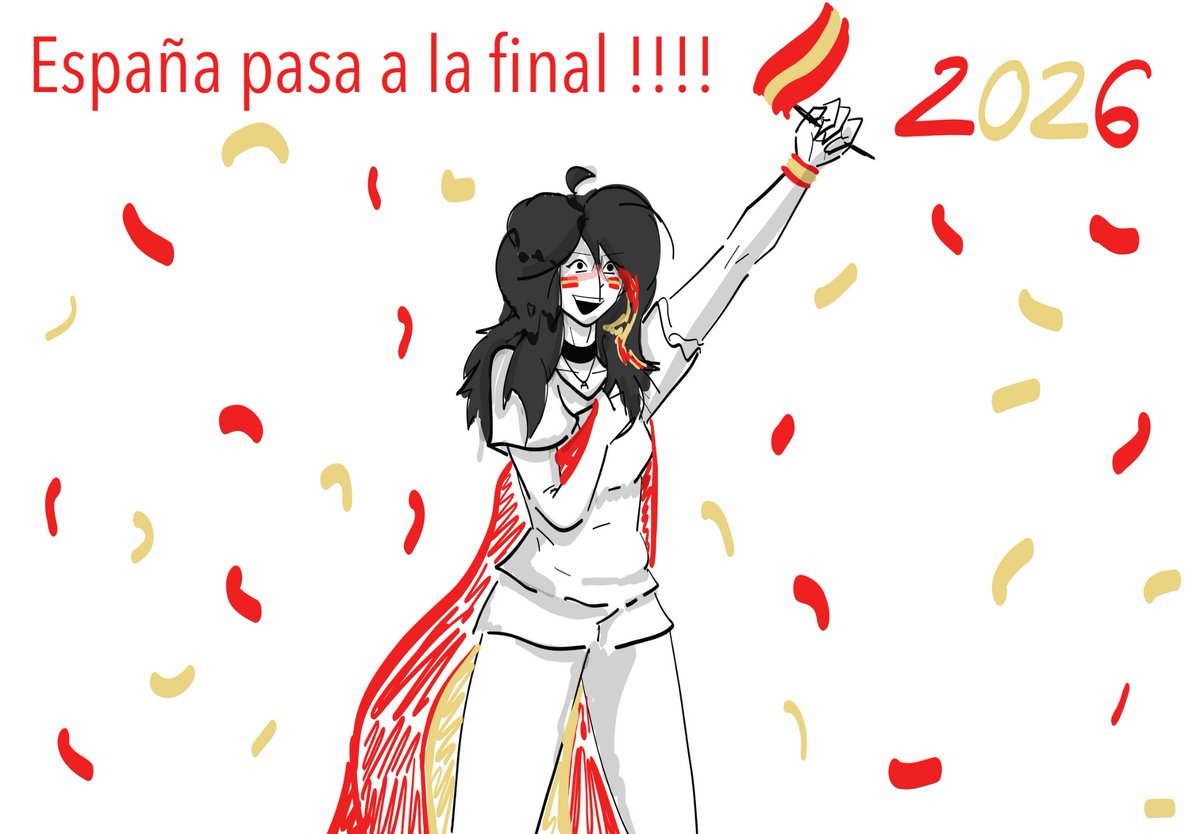 StolasYT's tweet photo. PASAMOS A LA FINALLLLL
πͺπΈπͺπΈπͺπΈπͺπΈπͺπΈπͺπΈπͺπΈπ₯π₯π₯ππ
#StolasYT #EspaΓ±a #Pasaafinal #Mundial #Copadelmundo #2026year https://t.co/3c4dVG2Sve